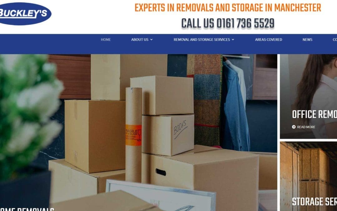 Buckley’s Removals and Storage launch fresh new website